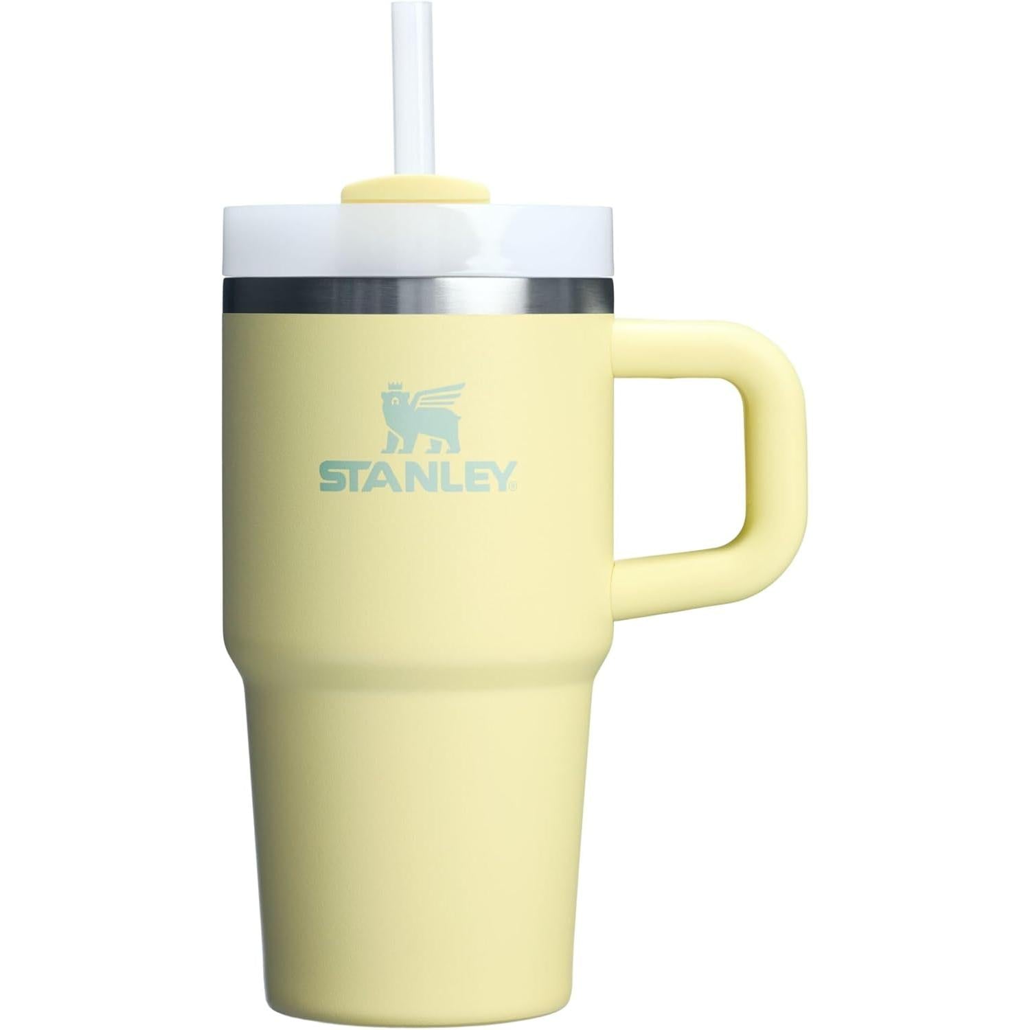 Quencher H2.0 Tumbler with Handle and Straw 20 Oz | Flowstate 3-Position Lid | Cup Holder Compatible for Travel | Insulated Stainless Steel Cup | Bpa-Free | Frost